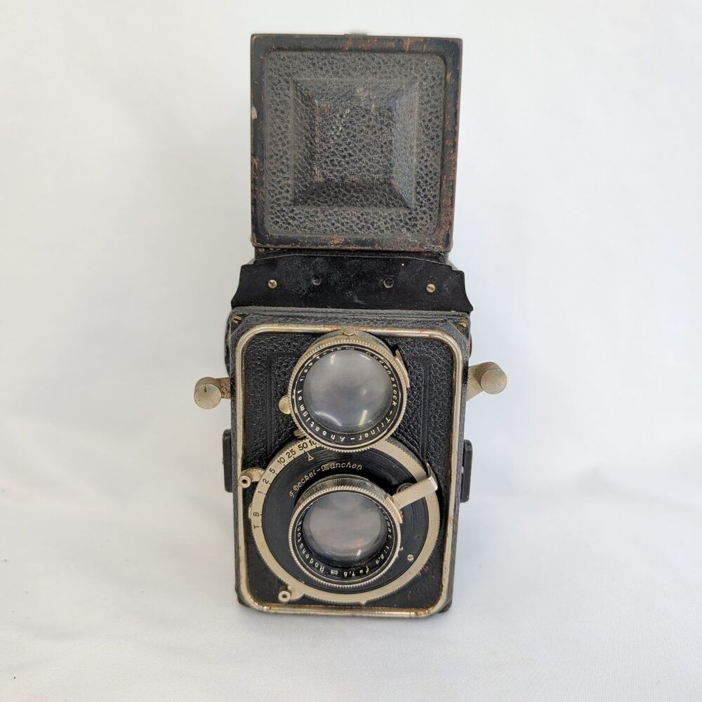 Vintage Wirgin TLR 6x6 Camera Rodenstock Trinar Compur Lens Germany untested